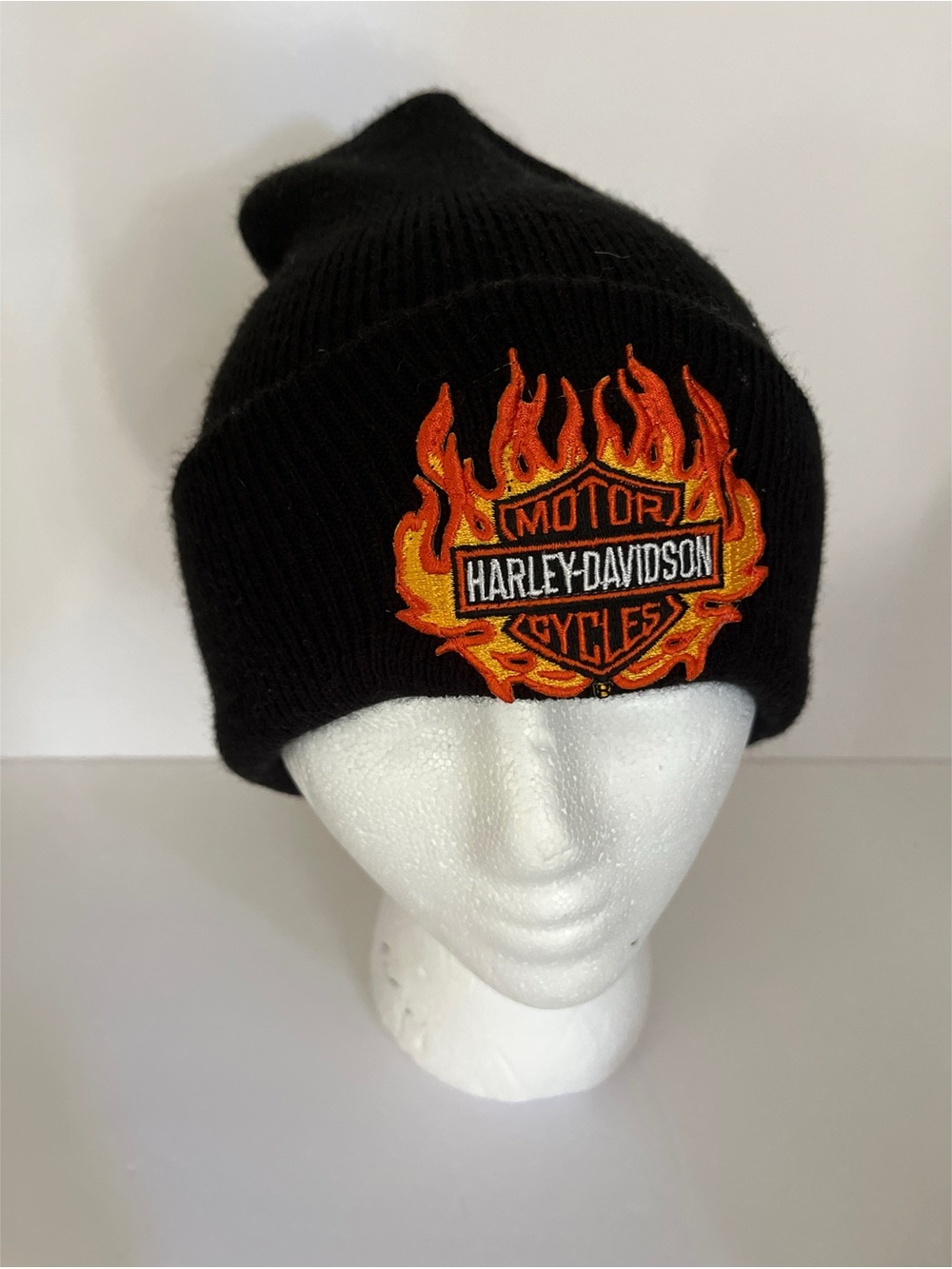 Harley Davidson Black Knit Beanie
